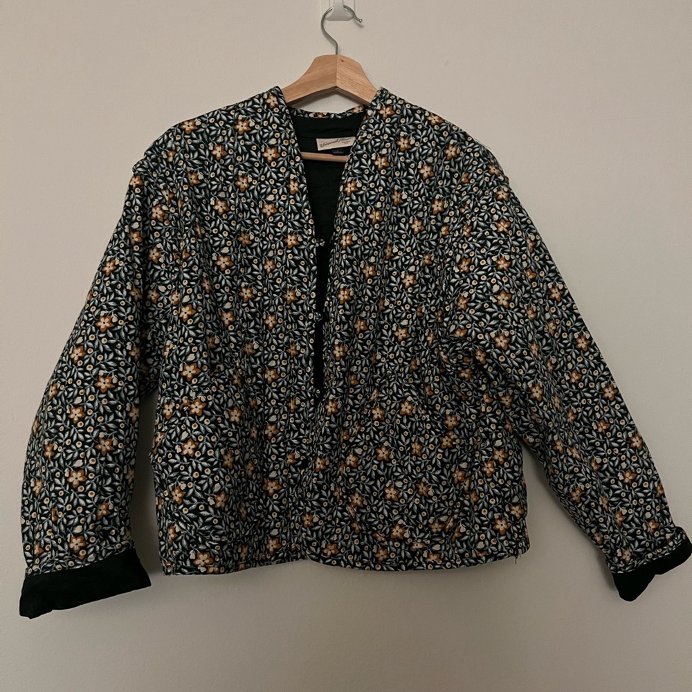 Quilted floral jacket
